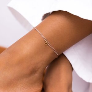Makaro Mini Anklet - tan