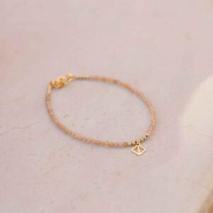 Talisman Bracelet - Sand Moonstone